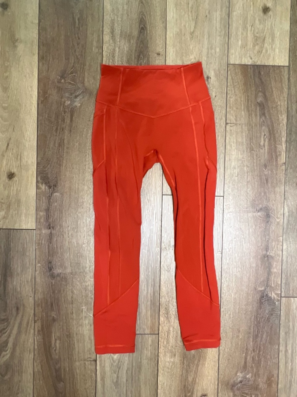 lululemon athletica Bright Red High-Waist Leggings